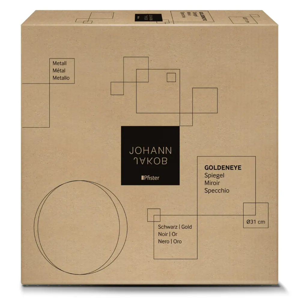 Johann Jakob Spiegel Goldeneye gold, schwarz Sale