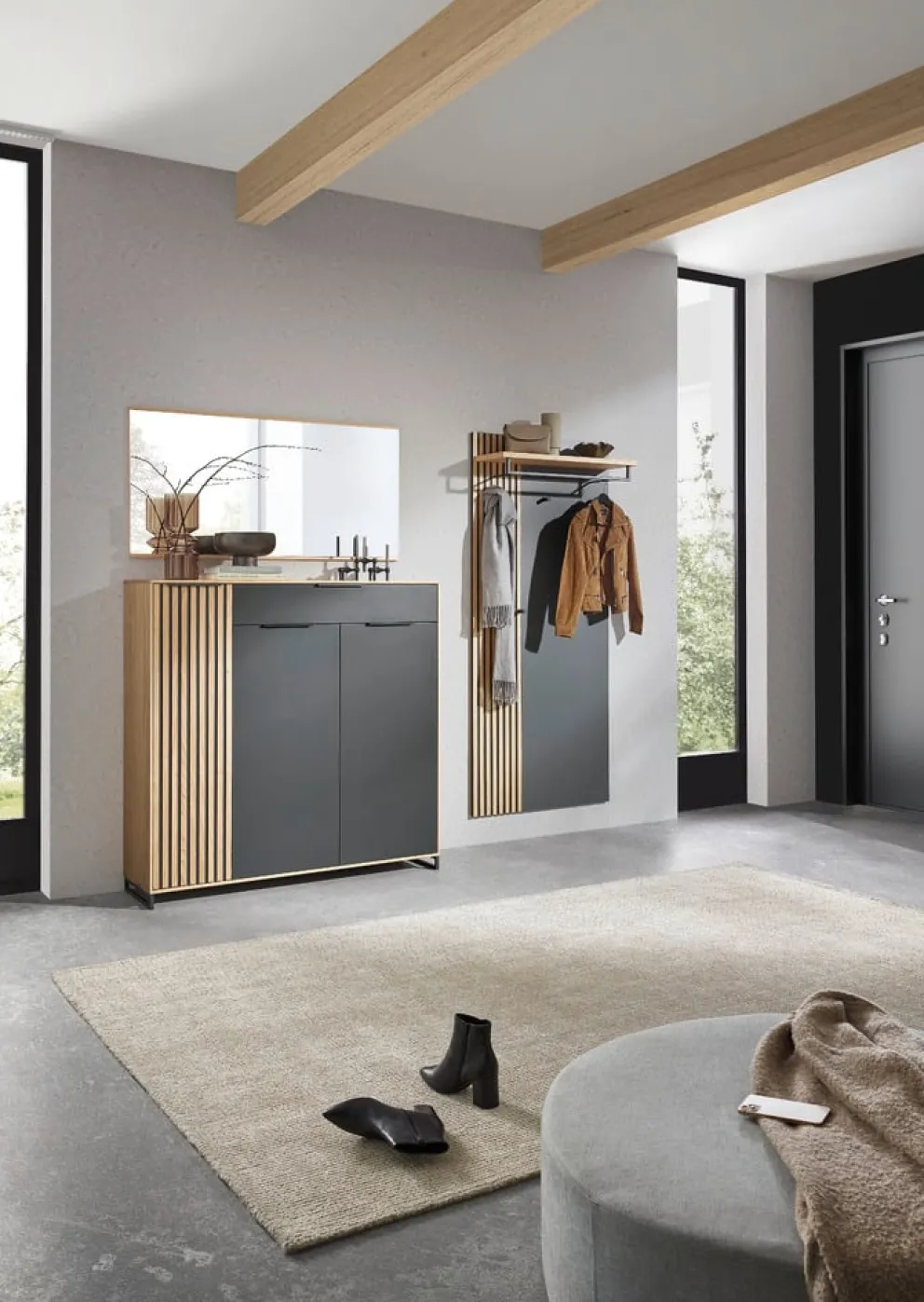 Dieter Knoll Spiegel Riva eichefarbig New