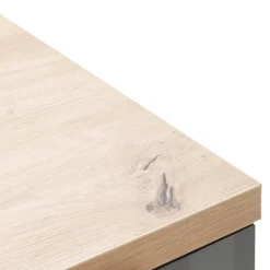 BYYU Spiegelschrank Mundi dunkelgrau, eichefarbig, transparent New