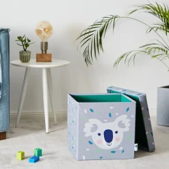 StoreIt Spielzeugbox-Hocker Kids Store hellgrau New