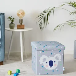 StoreIt Spielzeugbox-Hocker Kids Store hellgrau New