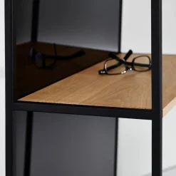 Deknudt Mirrors Standspiegel Master eichefarbig, schwarz