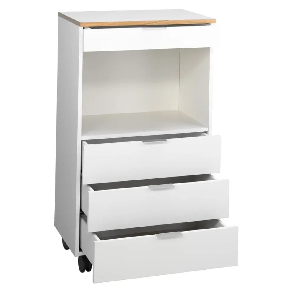 Johann Jakob Stehtisch Ufficio weiss New