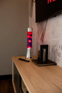 fisura Stimmungslicht Lava rot, silber, violett Clearance
