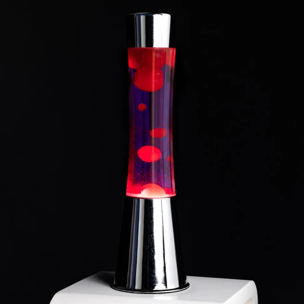 fisura Stimmungslicht Lava rot, silber, violett Clearance