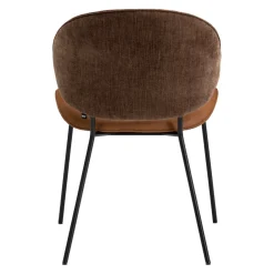 KFF Stuhl Alvaro Boston brown 5326, Couro cagnac 328 Online