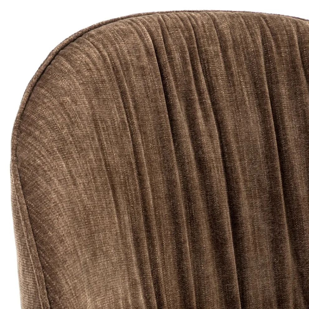 KFF Stuhl Alvaro Boston brown 5326, Couro cagnac 328 Online
