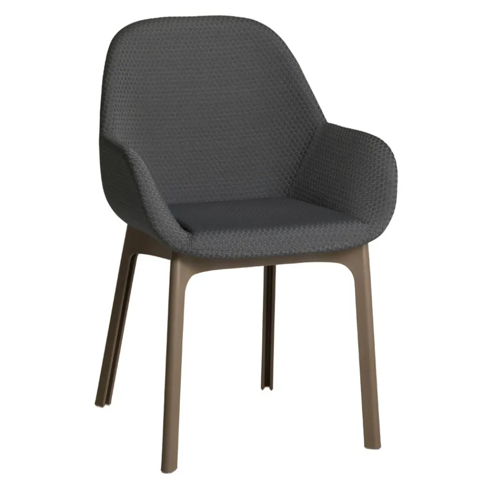 KARTELL Stuhl Clap 2 / Dunkelgrau Discount