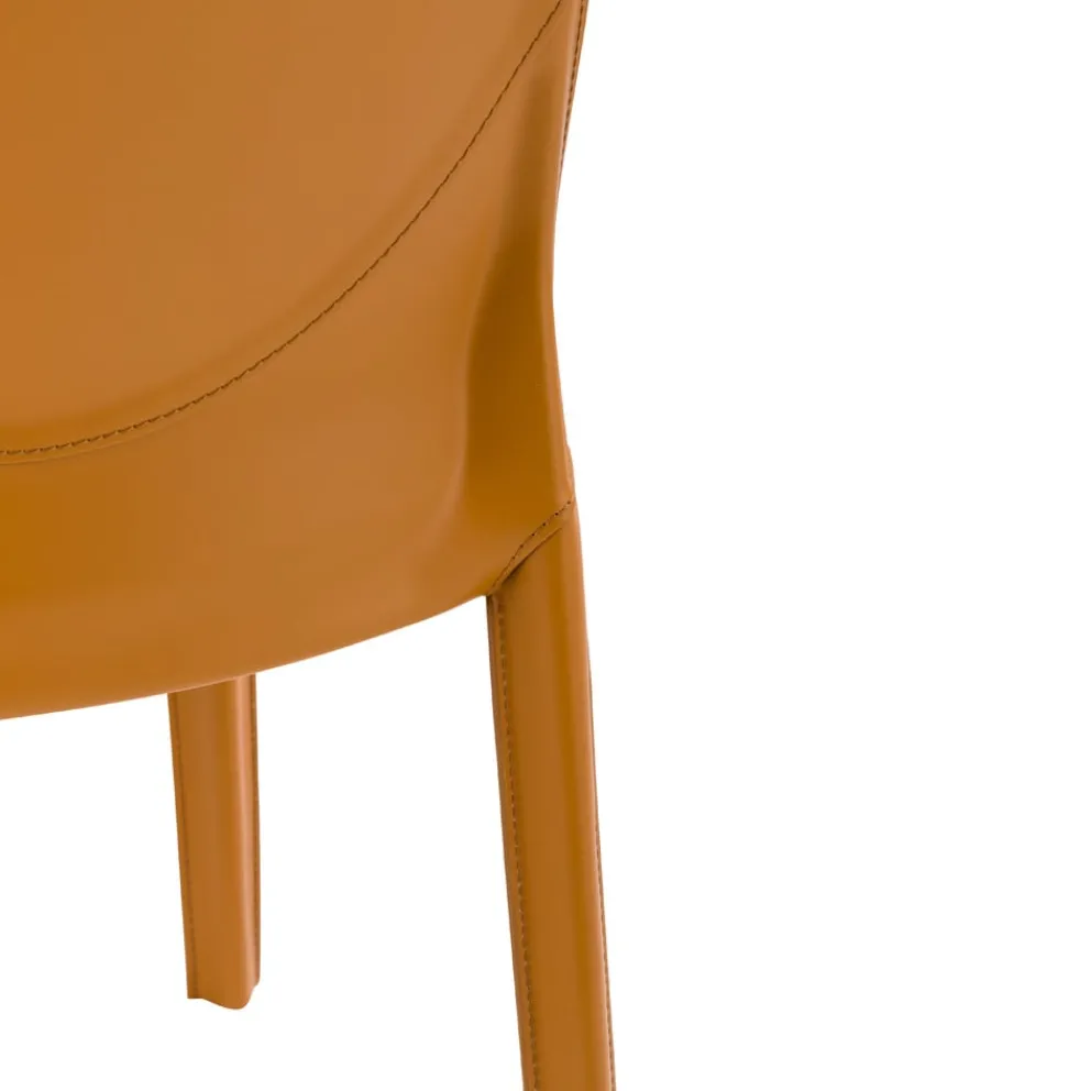 Desalto Stuhl Lisbona dunkelorange Sale