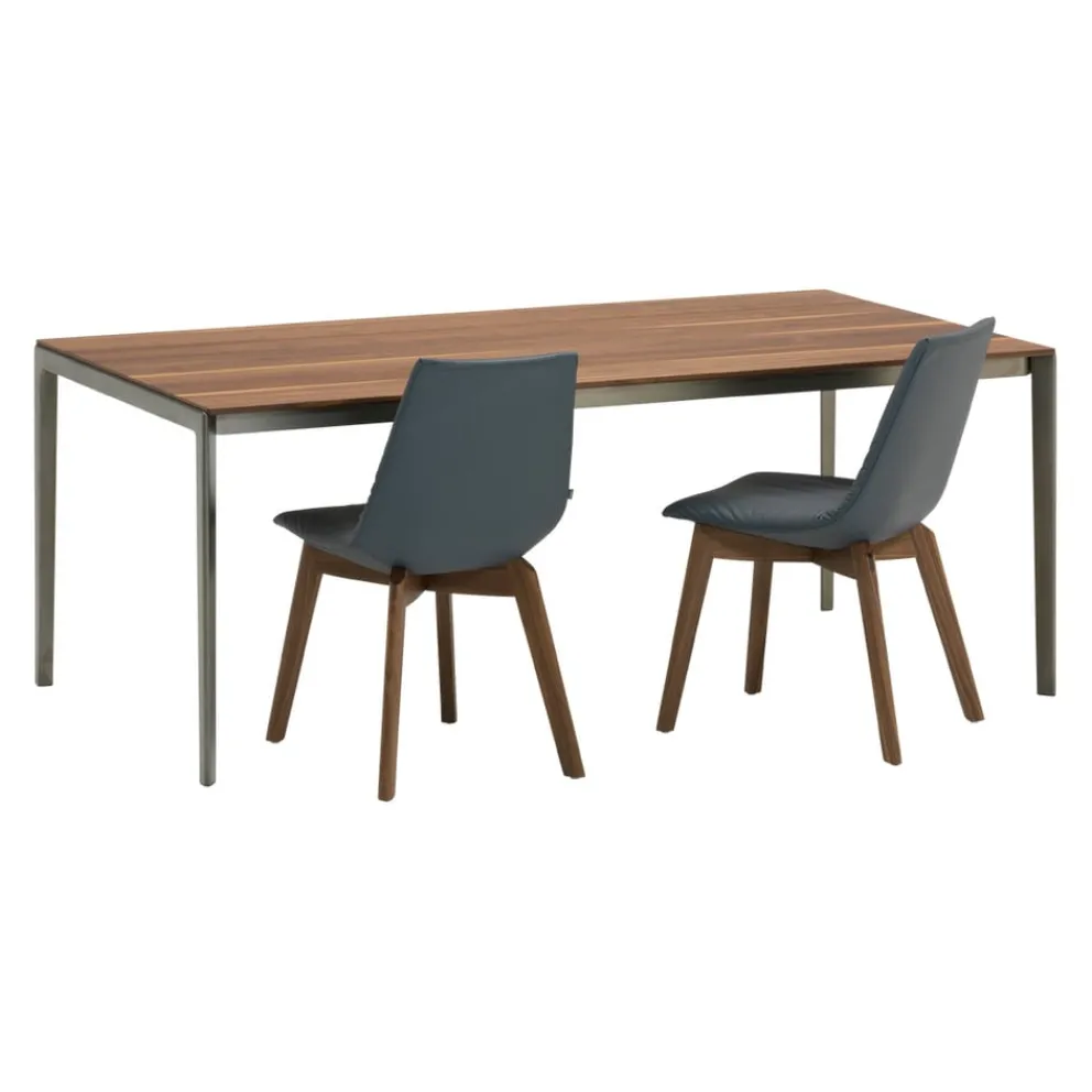 TEAM 7 Stuhl Lui Leder L1 blau 41573 Online