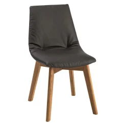 TEAM 7 Stuhl Lui Leder L1 schwarzbraun 70272 Online