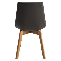 TEAM 7 Stuhl Lui Leder L1 schwarzbraun 70272 Online