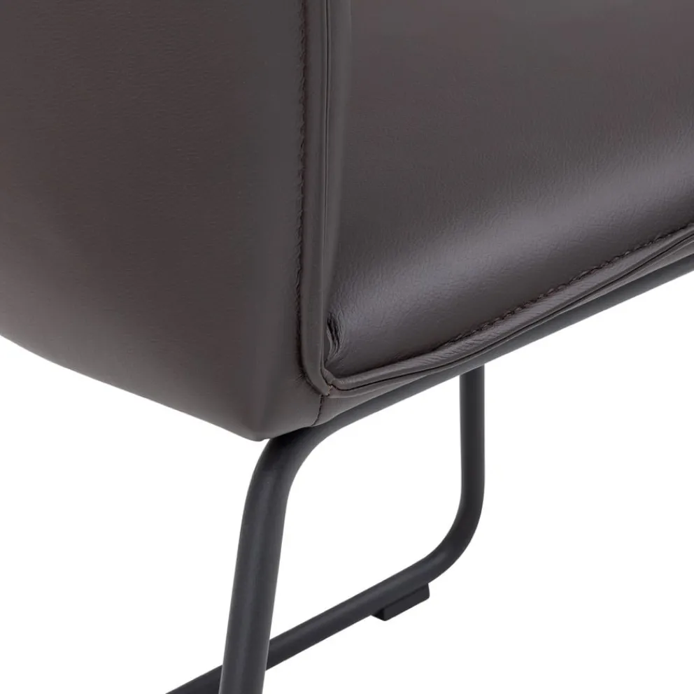 Dieter Knoll Stuhl Mira Kat. 3 Bahia, 256 Dunkelbraun Clearance