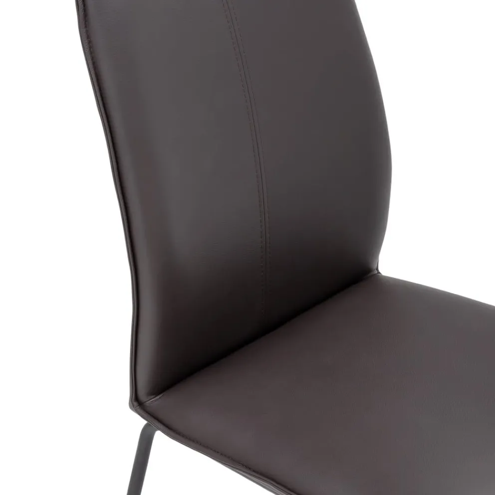Dieter Knoll Stuhl Mira Kat. 3 Bahia, 256 Dunkelbraun Clearance