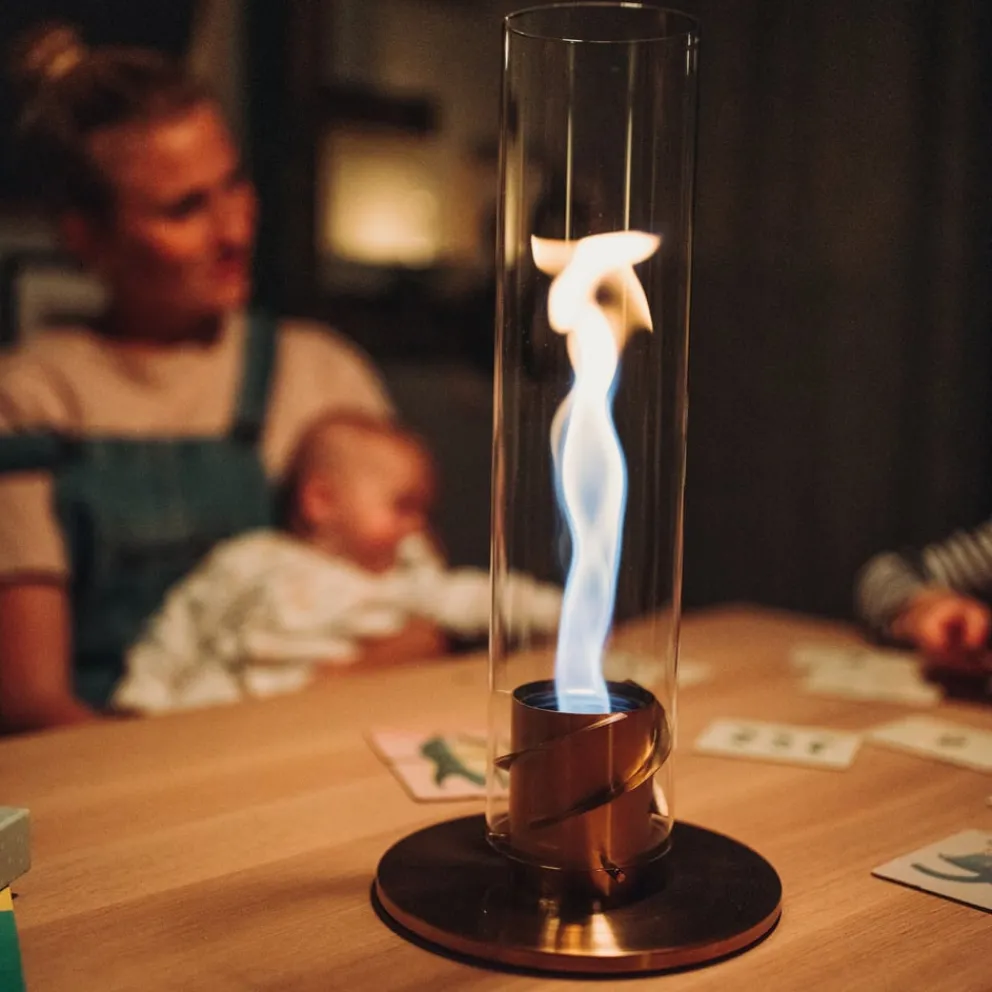 Höfats Tischfeuer SPIN 90 gold New