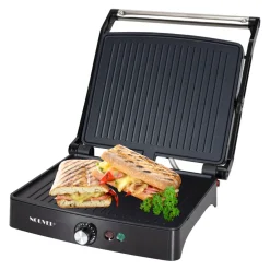 Nouvel Tischgrill Easy schwarz, silber Sale