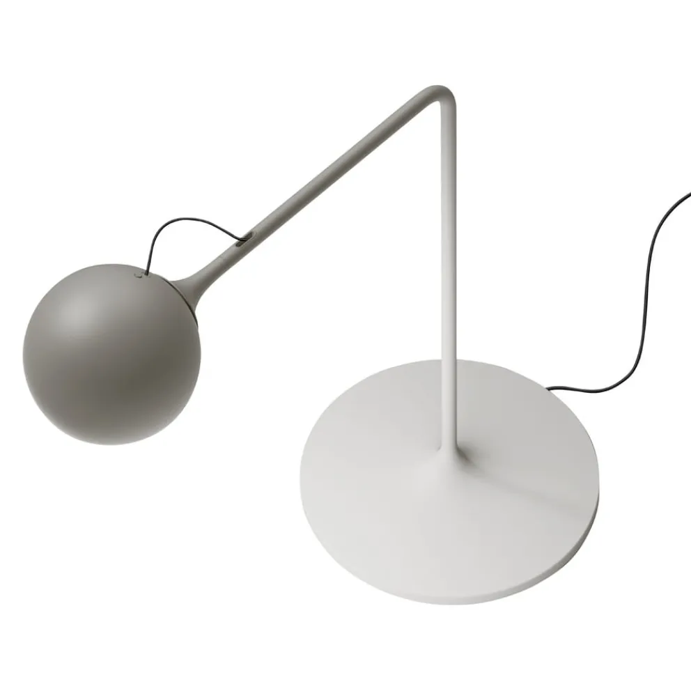 Artemide Tischleuchte Ixa grau, weiss Clearance