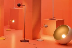 Artemide Tischleuchte Ixa grau, weiss Clearance