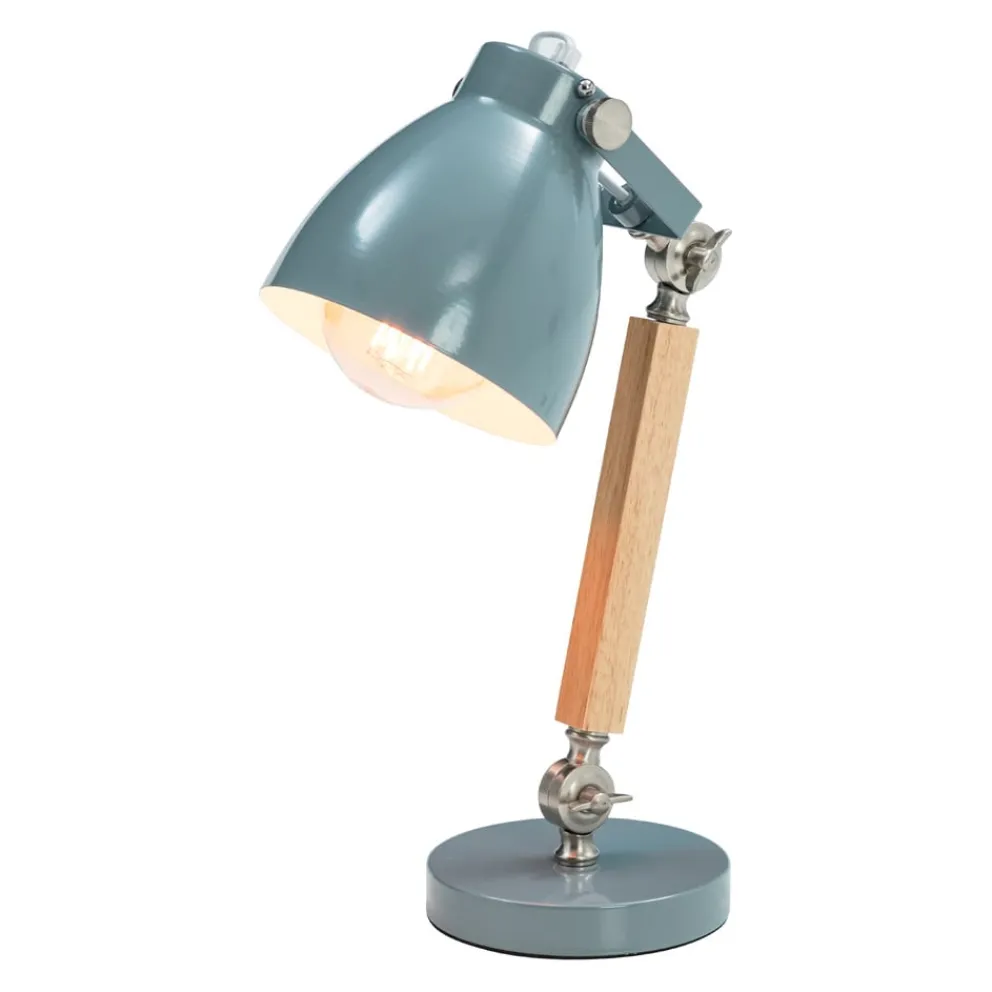 Lifetime Tischleuchte Saksild blau Discount