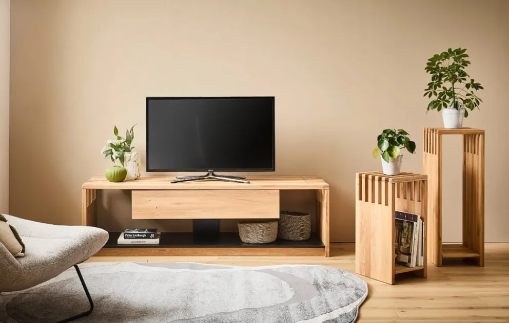 Linea Natura TV-Möbel Noam eichefarbig Hot