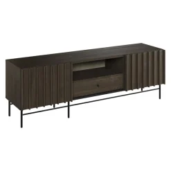 Johann Jakob TV-Möbel Portland dunkelbraun, schwarz Clearance