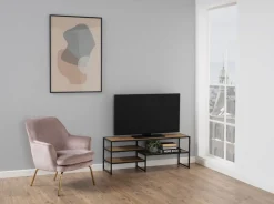MID.YOU TV-Möbel Seaford schwarz, wildeichefarbig Clearance
