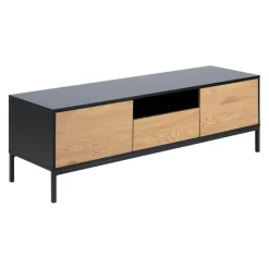 MID.YOU TV-Möbel Seaford schwarz, wildeichefarbig Discount