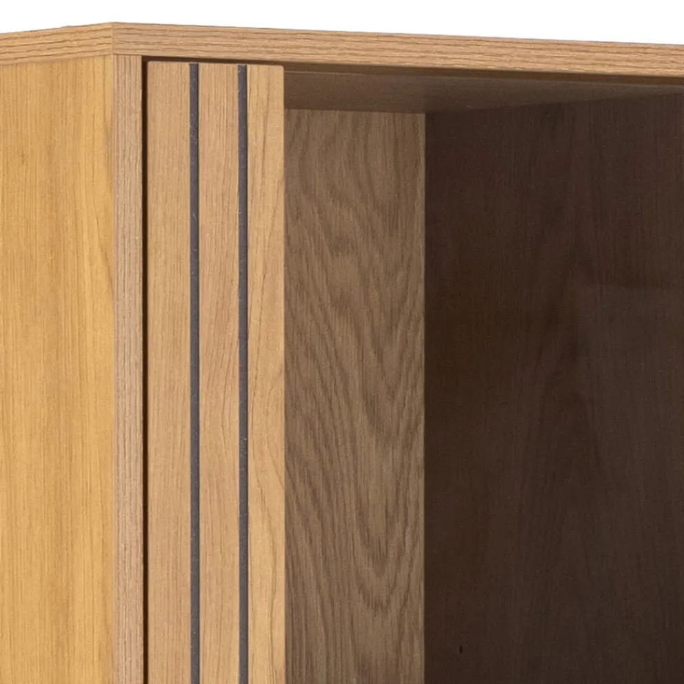 MID.YOU Vitrine Jaipur eichefarbig Discount