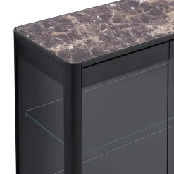 Johann Jakob Vitrine Kaila schwarz Outlet