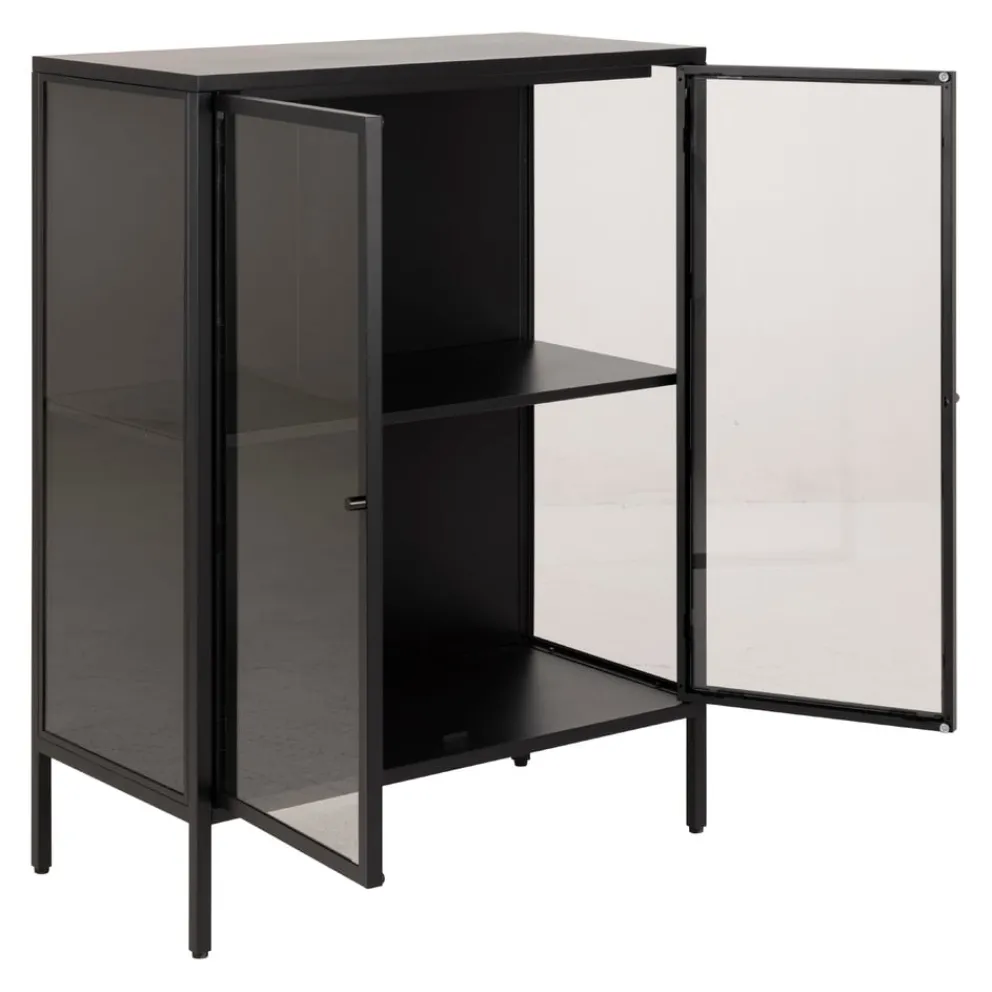 Lomoco Vitrine Newcastle schwarz