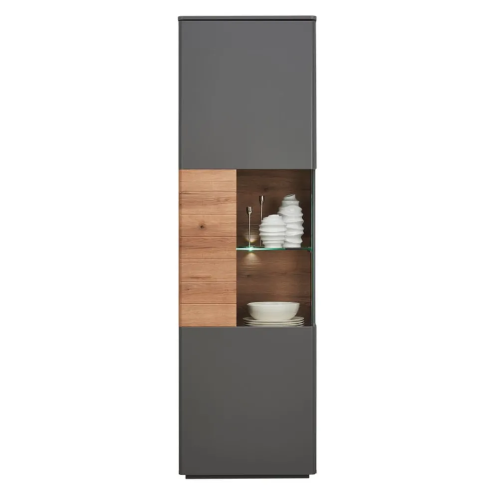 BYYU Vitrine Rico dunkelgrau Discount