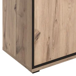 Livetastic Vitrine Ruben eichefarbig, schwarz