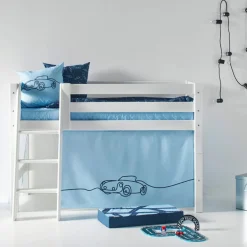 Hoppekids Vorhang HS-Cars hellblau Outlet
