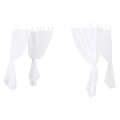 Hoppekids Vorhang HS-Flower transparent, weiss Clearance