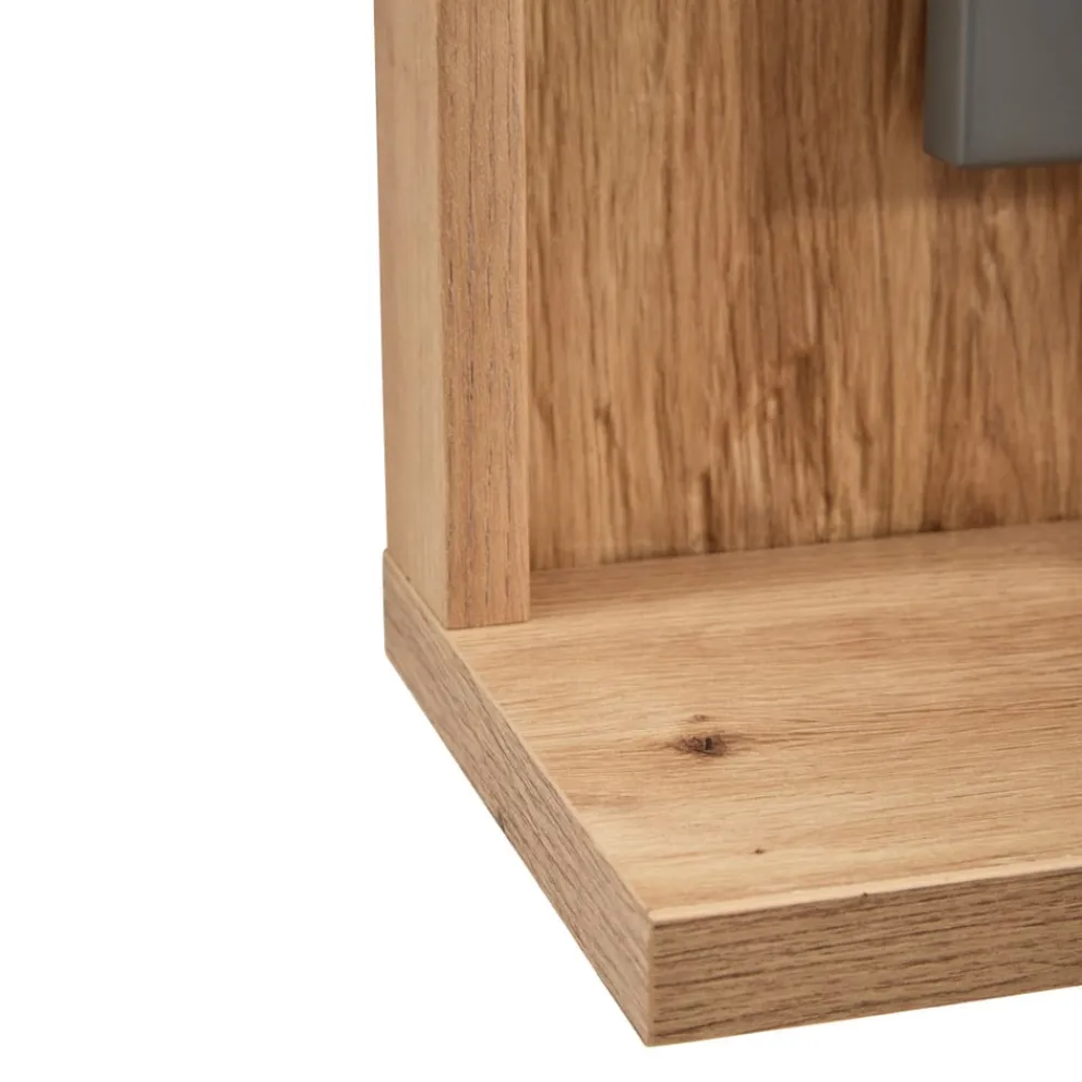 BYYU Wandboard Lizzano dunkelgrau, eichefarbig Sale