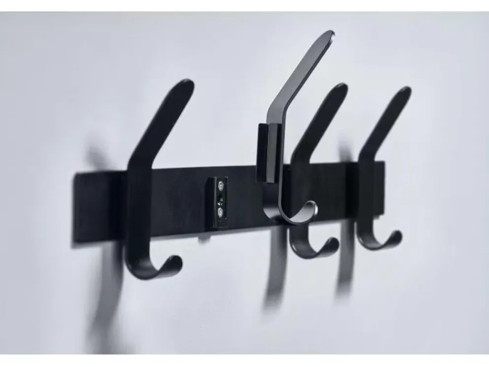 ZONE Wandhaken Hook schwarz Discount