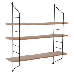 Lomoco Wandregal Ella eichefarbig, schwarz Clearance