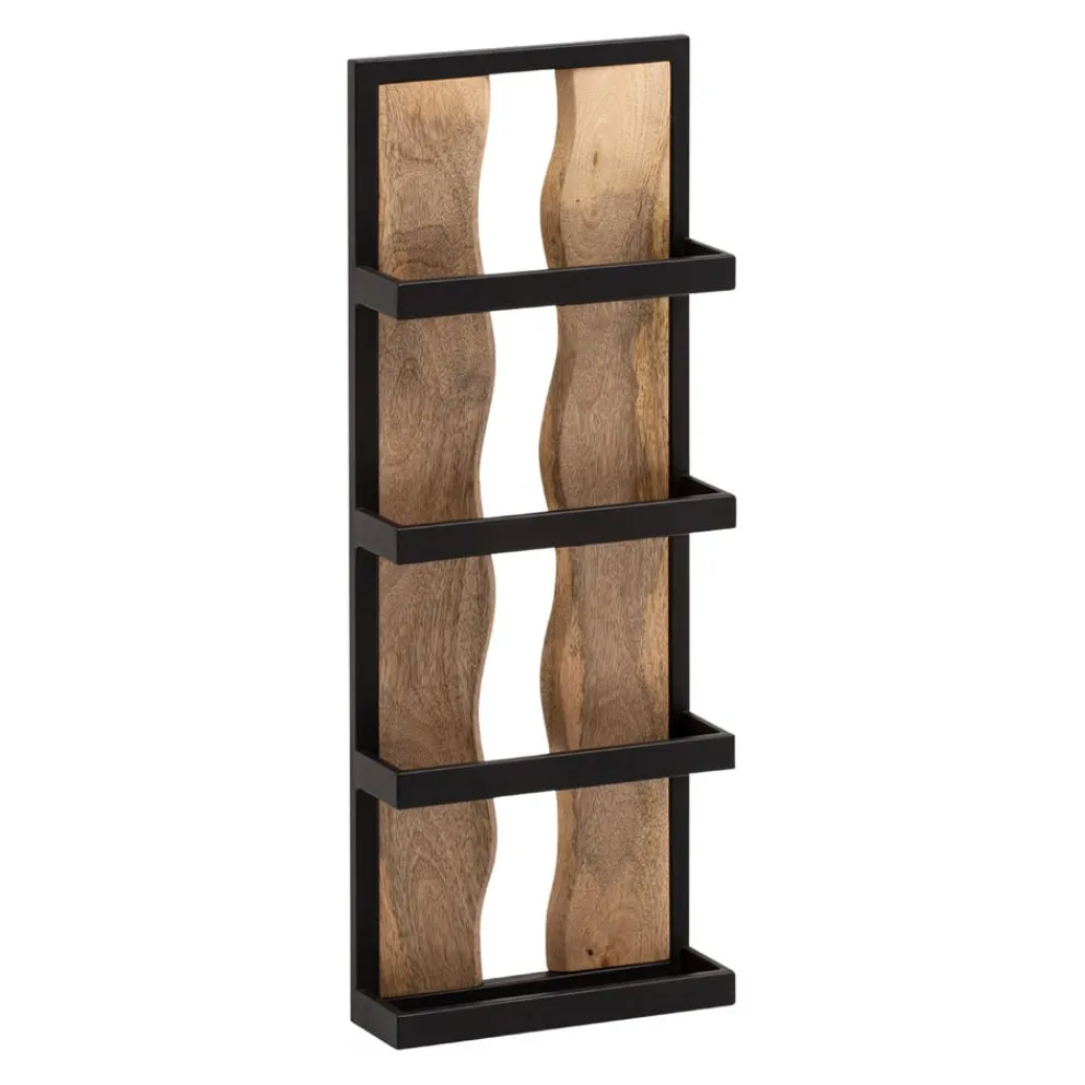 MID.YOU Wandregal Mango braun, schwarz Discount