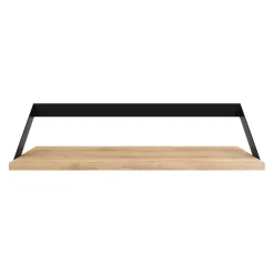 Ethnicraft Wandregal Ribbon eichefarbig, schwarz Discount