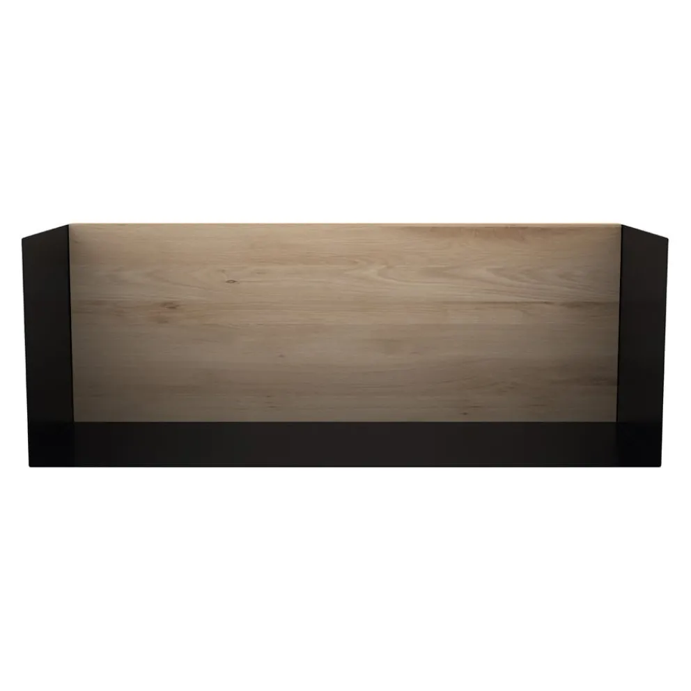Ethnicraft Wandregal Shelves eichefarbig, schwarz New