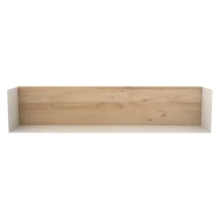 Ethnicraft Wandregal Shelves eichefarbig, weiss New