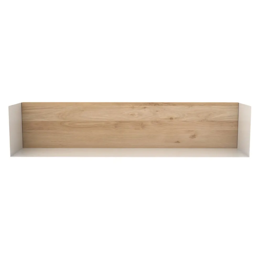 Ethnicraft Wandregal Shelves eichefarbig, weiss New