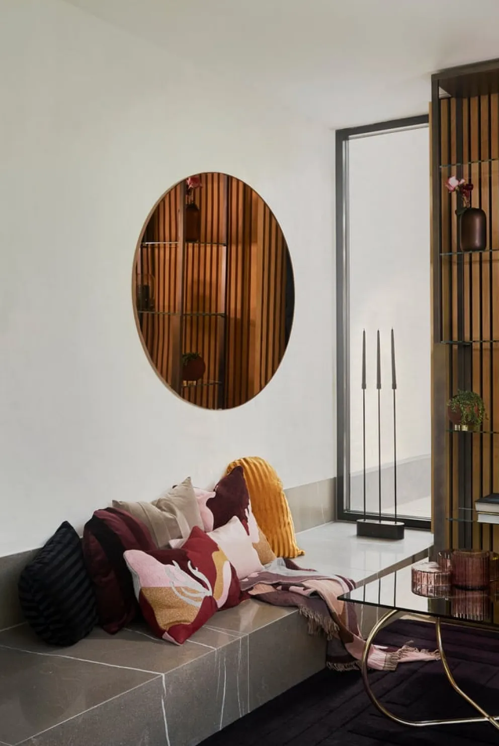 Aytm Wandspiegel Circum bronze