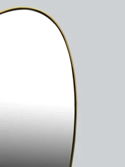 MID.YOU Wandspiegel Metall champagner Clearance