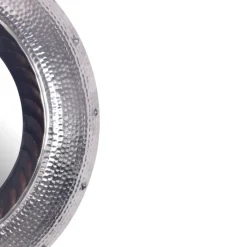 MID.YOU Wandspiegel Metall grau Clearance