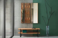 Linea Natura Wandspiegel Studioline eichefarbig, transparent Discount