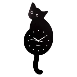 fisura Wanduhr Clock schwarz Sale