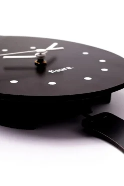 fisura Wanduhr Clock schwarz Sale