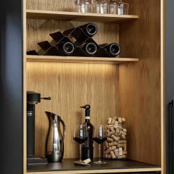 ZONE Weinregal Rocks schwarz Hot
