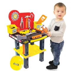 Werkstatt Kids rot, schwarz, zitronengelb